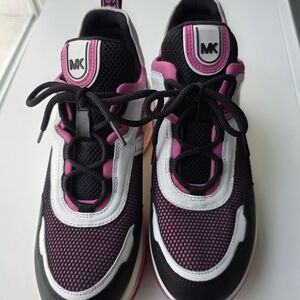 Michael Kors Kids' Black and Pink Sneakers